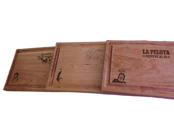 TABLA DE PICAR GRABADAS Madera Lenga - MARADONA - Image 4