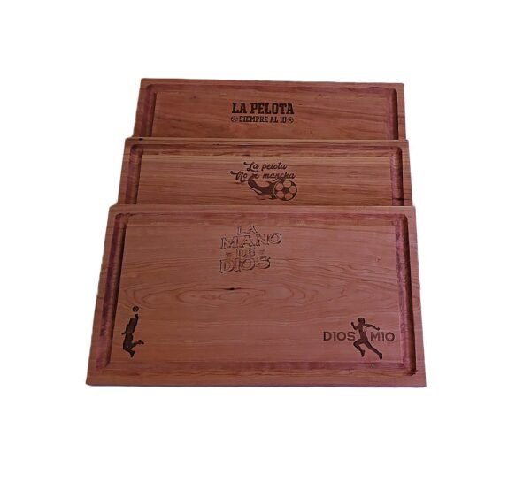 TABLA DE PICAR GRABADAS Madera Lenga - MARADONA - Image 2