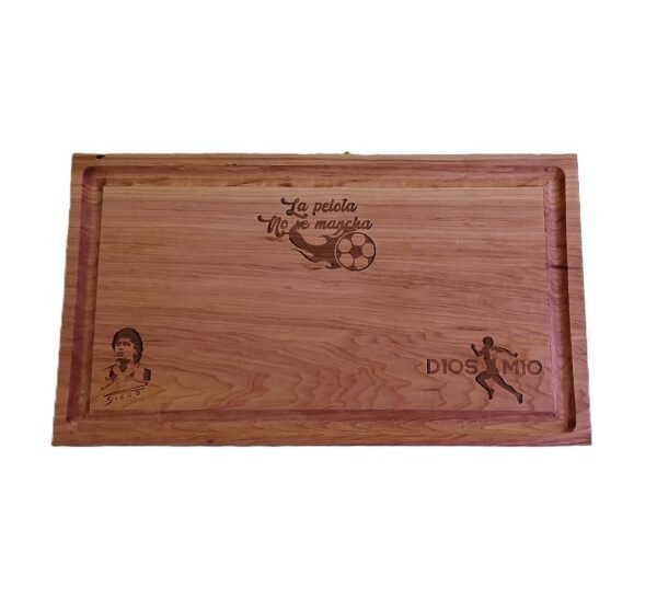 TABLA DE PICAR GRABADAS Madera Lenga - MARADONA - Image 6