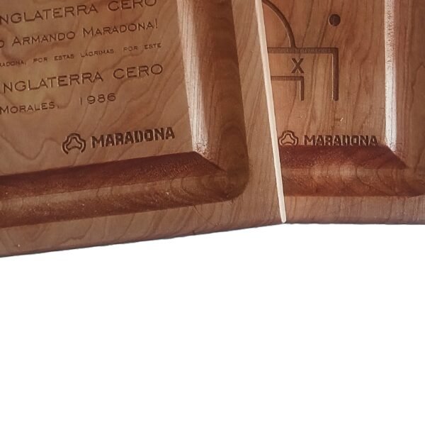 TABLA PARA PICAR CHICA GRABADAS, Madera Lenga - MARADONA - Image 5