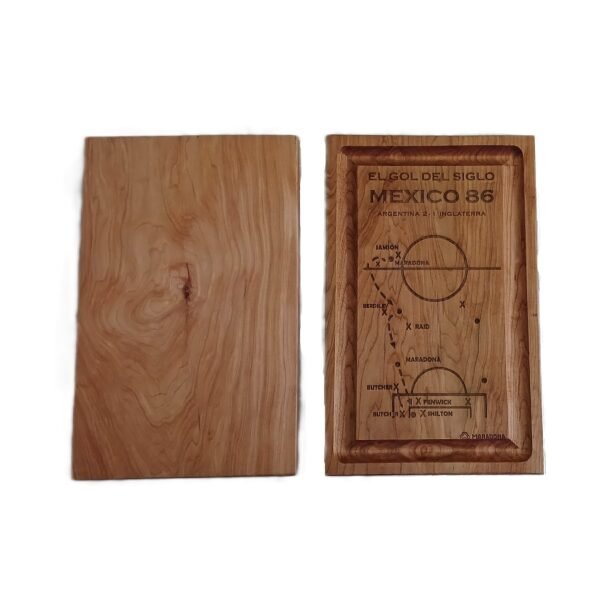 TABLA PARA PICAR CHICA GRABADAS, Madera Lenga - MARADONA - Image 7