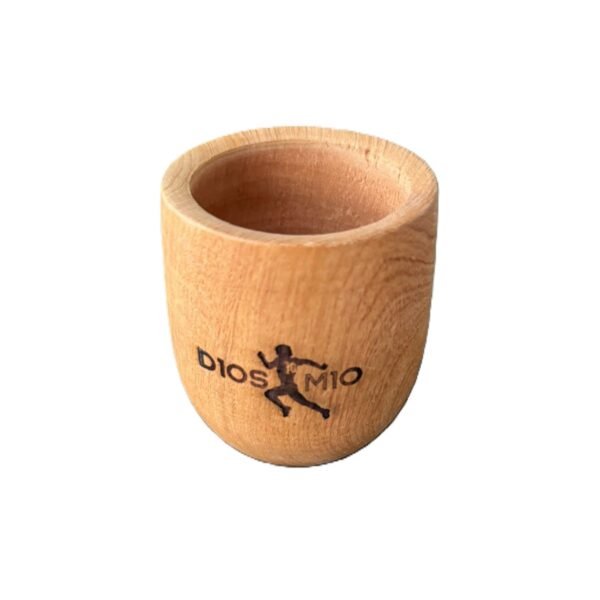 MATE EN MADERA CALDEN CON BOMBILLA - MARADONA - Image 12