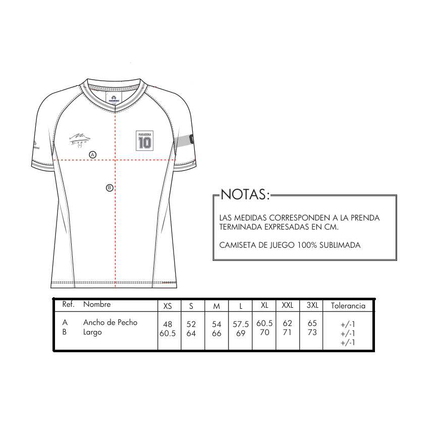 CAMISETA DE FUTBOL - COLECCION D10S POR El Club, Argentina - MARADONA - Image 8